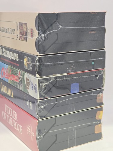 Lot of 5 VHS Brand New Sealed Classics Camelot Oklahoma Casablanca Fiddler Roof - Picture 2 of 7