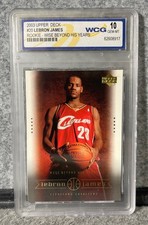 2003 Upper Deck Lebron James - "Wise Beyond His Years" WCG GEM-MT 10