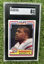 1984 Topps USFL Reggie White Rookie Card #58 SGC 8 NM-MT HOF Legend RC