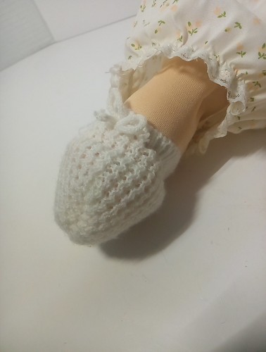 cabbage patch kids 1978-1982 Knitted Sweater And Booties. Xavier Roberts Of Dia - Picture 8 of 14
