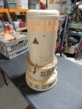 Antique Perfection #730 Smokeless Kerosene Oil Heater White Enamel - RARE MODEL