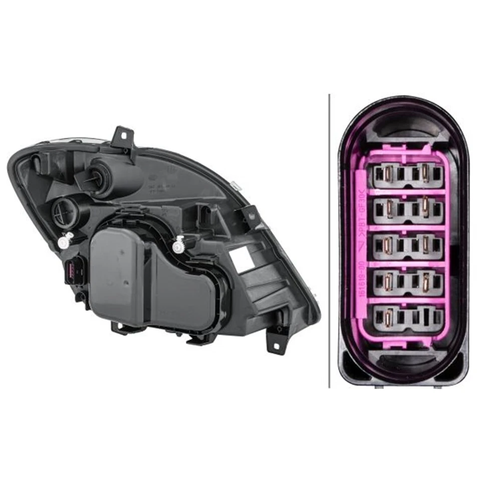 2x HELLA HALOGEN SCHEINWERFER SATZ passend für MERCEDES-BENZ SPRINTER - Bild 4 von 4