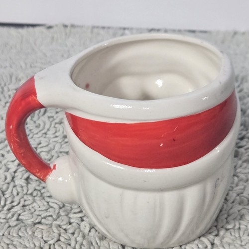 Taza cara de Papá Noel ojos cerrados de colección taza Japón Navidad pintada a mano pérdida de pintura - Imagen 5 de 10