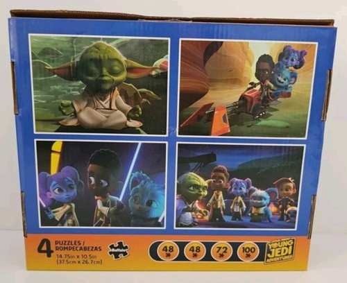 Star Wars Young Jedi Adventures Paquete de 4 rompecabezas 48 piezas y 72 piezas y 100 piezas Buffal - Imagen 3 de 8