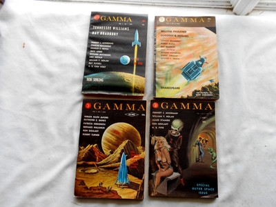 GAMMA Magazine LOT OF 4-(#1-#2-#3-#4)-1963-1965