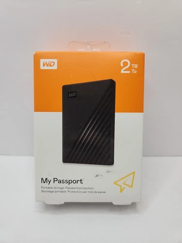 Western Digital My Passport 2TB External Hard Drive | 2.5 inch | New 