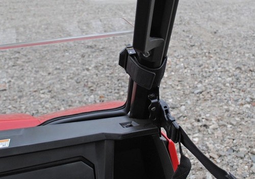 SuperATV Polaris Ranger ETX/EV 570 Mid-Size Scratch Resistant Half Windshield - Bild 5 von 6