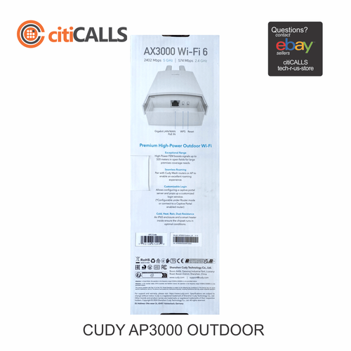 Cudy AP3000 Outdoor AX3000 High Power WiFi 6 Gigabit Outdoor Access Point - Picture 6 of 8