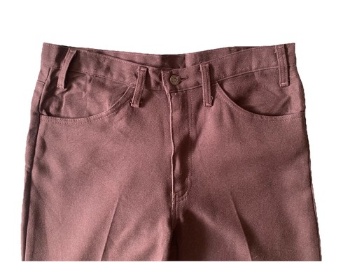 Vintage LEVIS 517 Brown 1970s Bootcut Pant Scovill Zipper Made in USA - Picture 6 of 11