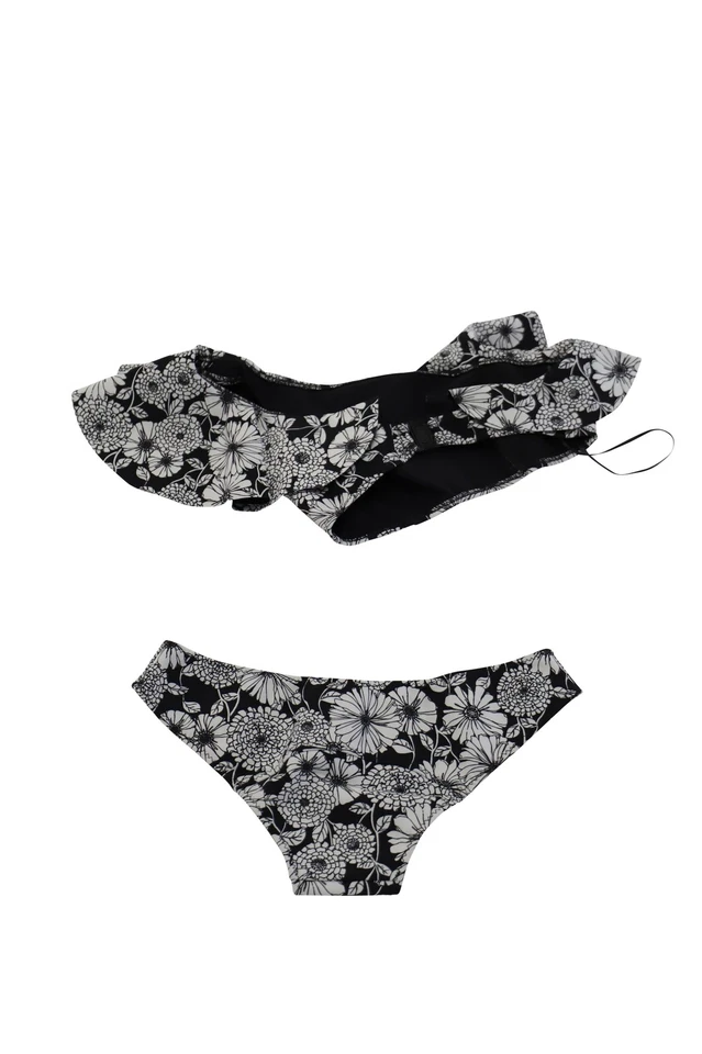 Bikini Lisa Marie Fernández Estampado Floral Un Hombro en Poliamida Mujer XS Foto 2 de 4