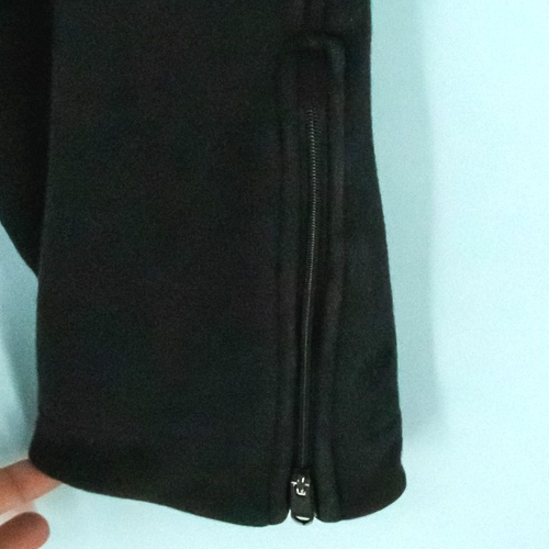 Athleta Gr. Large L schwarz kuschelig Karma Pull On Kordelzug Jogger Jogginghose Hose - Bild 3 von 9