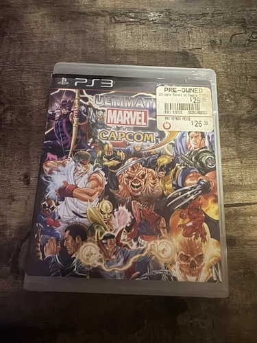 Ultimate Marvel Vs. Capcom 3 - (Playstation 3, 2011) - No Manual- NOT TESTED