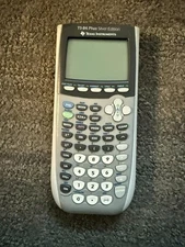 TI-84 Plus Silver Edition Graphing Calculator Texas Instruments W/ Cover