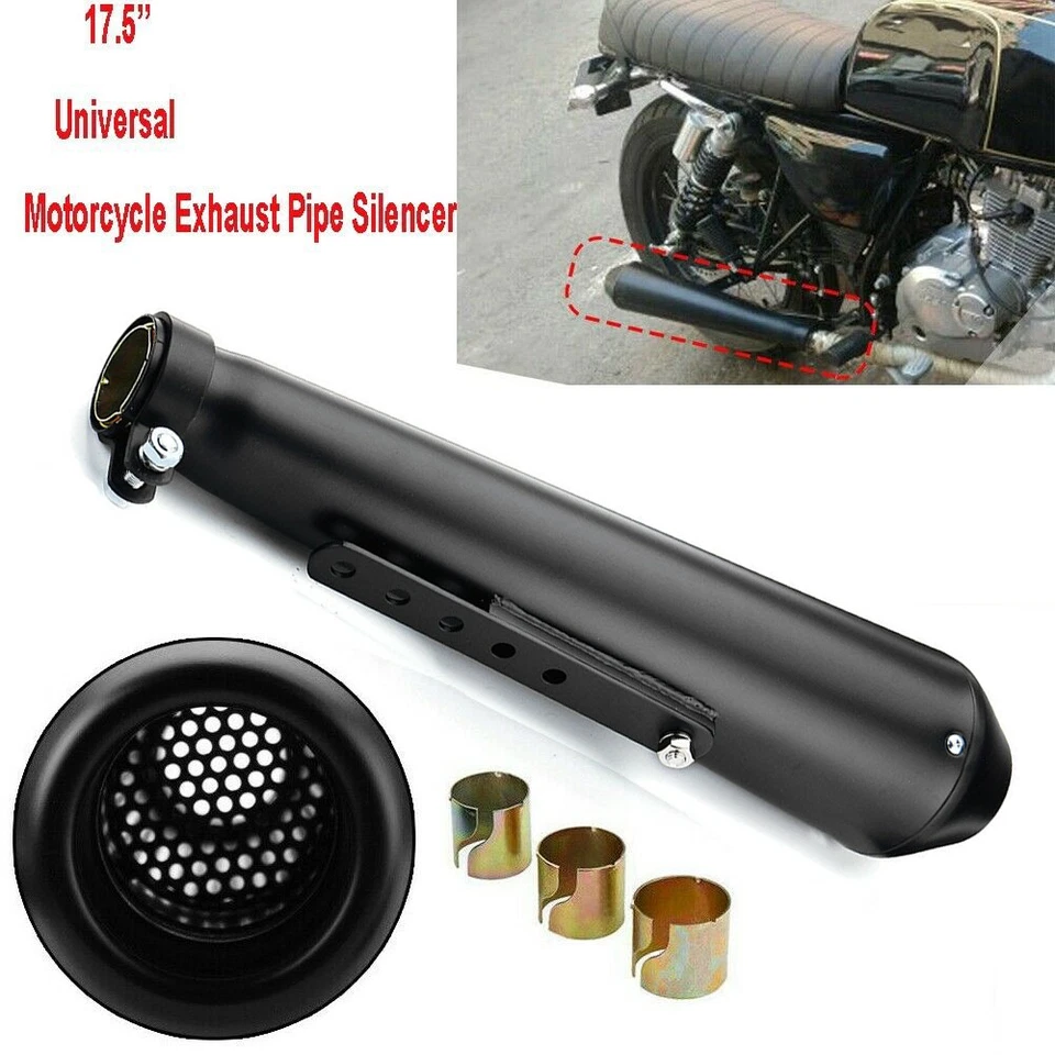 Fits For Harley Suzuki Reverse Cone Megaphone Exhaust Pipes Motorcycle Mufflers - Image 4 of 4