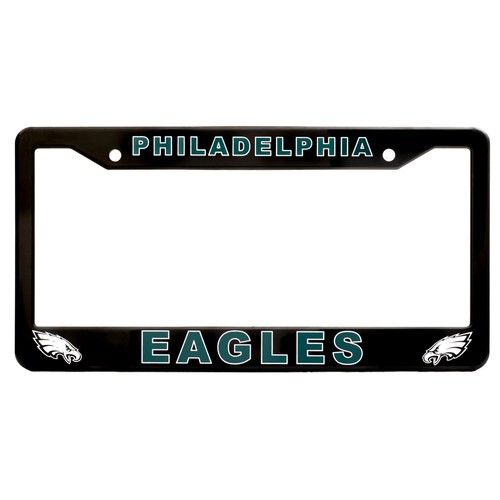 Philadelphia Eagles Black License Plate Frame Cover - EliteAuto3K - Picture 9 of 10