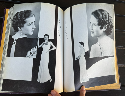 1934 Yearbook Gusher Shreveport Louisiana Byrd High School GUC Purple Read - Picture 14 of 18