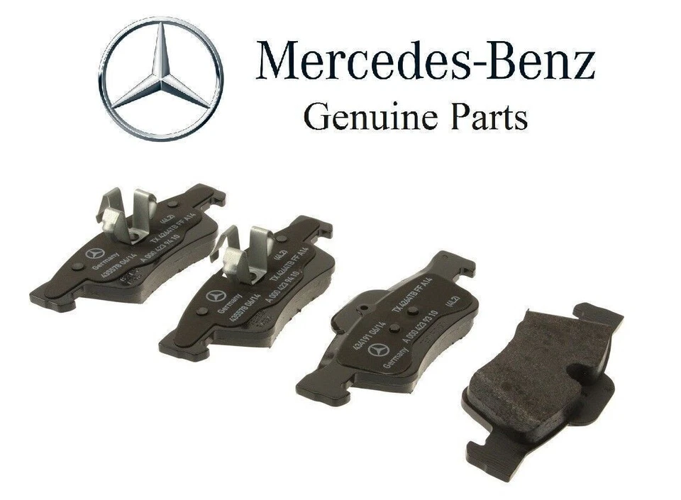 Rotores de disco de freno delanteros y traseros con kit de pastillas OES para Mercedes-Benz ML320 2008 2009 Foto 3 de 4