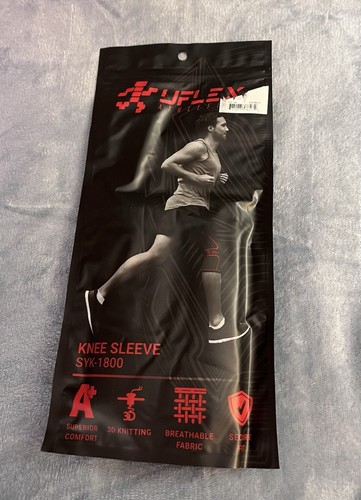 UFLEX Knee Sleeve ~ SYK-1800 ~ 3D Knitting Unisex/ Size (S) Athletics Support - Picture 1 of 3