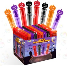 80 PCS Bubble Wands, Halloween Party Favors for Kids, Kids Goodie...