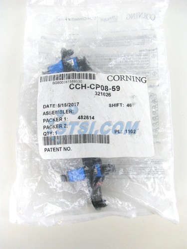 Corning CCH-CP08-59 Patch Panel, 4 SC Duplex OS2 Singlemode Adapters ~STSI - Picture 2 of 3