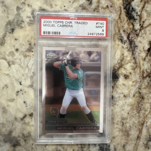 2000 Topps Chrome Traded & Rookies - Miguel Cabrera #T40 (RC)