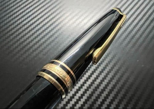 Montblanc Meisterstück 144 Black & Gold M Füllfederhalter - 14K Medium, Near Mint - Bild 11 von 24