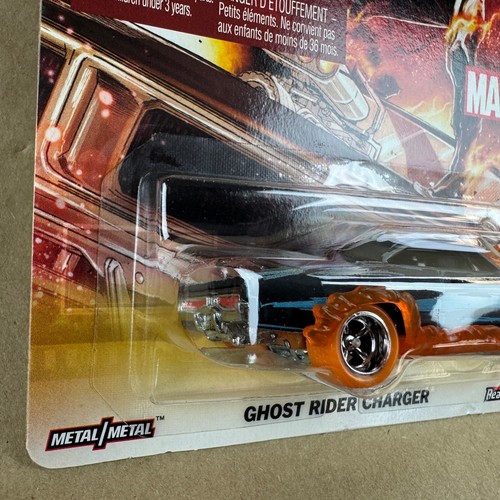2025 Hot Wheels Premium Pop Culture Ghost Rider Charger 1:64 Diecast Car Black - Picture 2 of 6