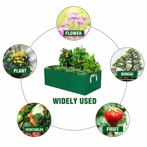 6-9 Gallon Plant Grow Bags Fabric Pot Nursery Soil Bag Thickened Nonwoven Bag - Picture 12 of 14