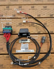 Honda/Acura  Dual Fan Harness Relay Kit Plug And Play SPAL