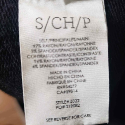 CAbi Fall Beals Sweatshirt Black Oversized Sweater Asymmetrical Sz S #5322   - Picture 7 of 7