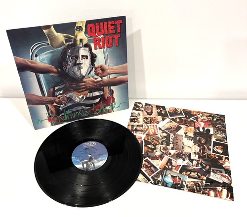 QUIET RIOT CONDITION CRITICAL HARD ROCK METAL LP VINYL ALBUM 1984 CBS RECORDS - Picture 3 of 6