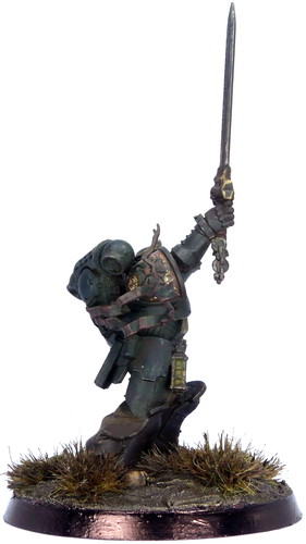 Warhammer 40K Space Marines Black Templars Emperors Champion Conversion - Picture 19 of 24