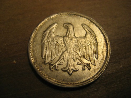 Silber 1 Reichsmark Weimar 1924 G  tolle Erhaltung vz+ ANSCHAUEN !!! - Bild 2 von 2