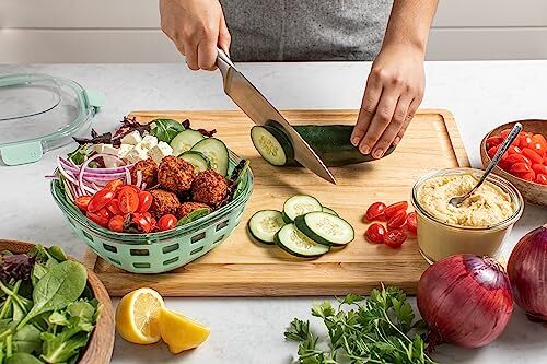 DuraGlass Food Storage Glass Lunch Bowl - Meal Prep Container with Silicone S... - Picture 7 of 9