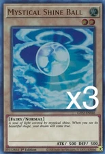 3X Yugioh Mystical Shine Ball GFP2-EN046 Ultra Rare 1st Edition NM