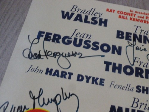 Cash On Delivery Cast SIGNED London Poster Bradley Walsh Frank Thornton 1996 - Picture 2 of 11