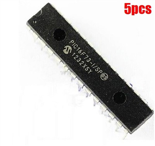 5Pcs PIC16F73-I/SP DIP-28 28-Pin Dip Package Microcontroller ib