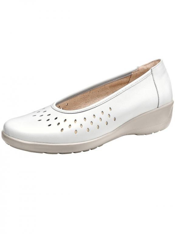 SCHUHE SLIPPER LEDER SOFTLINE BY GoldKRONE LEDER weiß Gr. 7 40,5 Weite K SCHUHE SLIPPER LEDER SOFTLINE BY GoldKRONE LEDER weiß Gr. 7 40,5 Weite K
