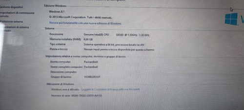 Laptop Packard Bell LL1 15,6" Intel Pentium 4 GB / 223 SSD - Foto 5 di 8