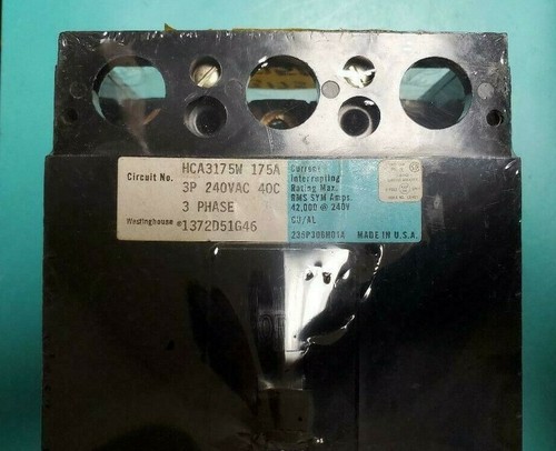 PERFECT WESTINGHOUSE / C.H. CAT. HCA3175 CIRCUIT BREAKER WITH LOAD LUGS - Imagen 4 de 4