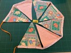 elephant theme handmade fully lined bunting 135cm long