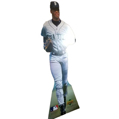 1996 Ken Griffey Jr Life-Sized Cardboard Cut Out Stand-Up Standee Upper Deck  - Picture 4 of 7