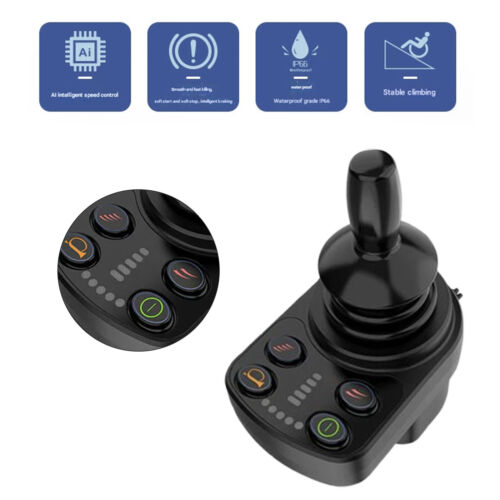 Joystick per sedia a rotelle elettrica impermeabile 24V controller intelligente a dondolo9d - Foto 5 di 10