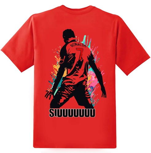 Boys T-Shirts Ronaldo Football T-Shirt CR7 Boys Girls Sports T-Shirts 5-15 Years - Picture 14 of 20