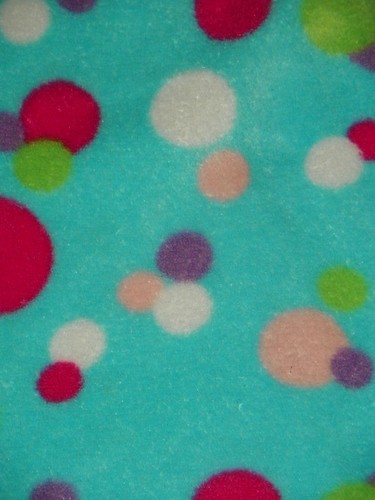 SONOMA Life & Style Kids Youth Girls Plush ROBE Size 8 Turquoise Colorful DOTS - Picture 4 of 5