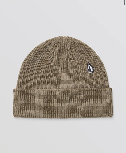 Volcom Cap Beanie Tan Brown Hat Poppen Teak One Size