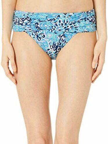 LILLY PULITZER Lagoon Sarong Hipster Bikini Bottom "SPRITZ" Size 10 NWT - Picture 3 of 5