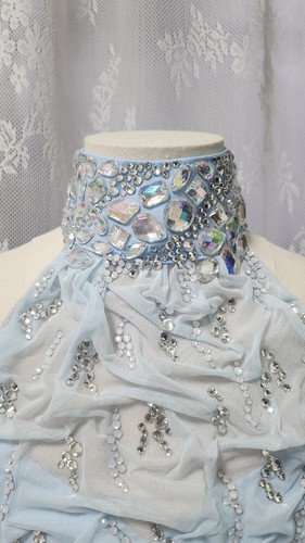 Customizable linestone leotard for rhythmic gymnastics MADE IN SOUTH KOREA - Picture 5 of 9