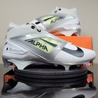 Nike Alpha Menace 4 Pro Football Cleats Shoes White Gray Fd7037 100 Men's Sz 11