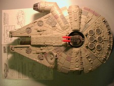 Star Wars 1995 Millennium Falcon Micro Machines Incomplt w/Instructn C-6 Galoob
